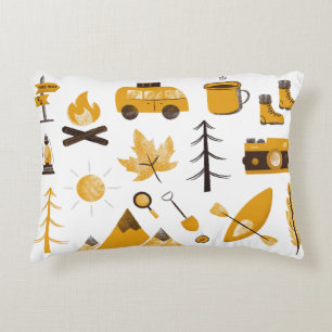 Kinder Happy Camper Accent Pillow Dekokissen