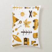 Kinder Happy Camper Accent Pillow Dekokissen (Rückseite(Vertikal))