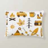 Kinder Happy Camper Accent Pillow Dekokissen (Rückseite)