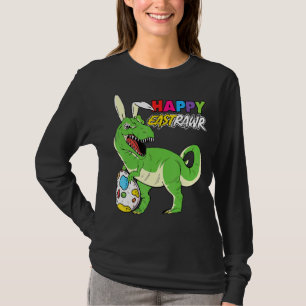 Kinder Happy Eastrawr Trex Osterfest Bunny Egg Fun T-Shirt