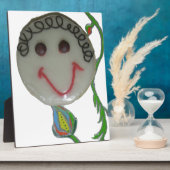 Kinder Happy Face Hakuna Matata Friendly Vine.png Fotoplatte (Seite)