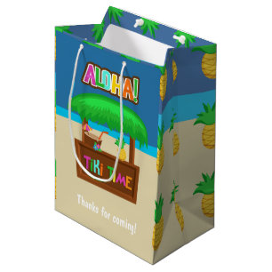 Kinder Hawaiian Luau Party Gastgeschenk Mittlere Geschenktüte