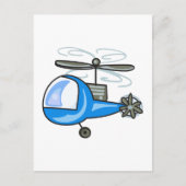 KINDER HELICOPTER POSTKARTE (Vorderseite)
