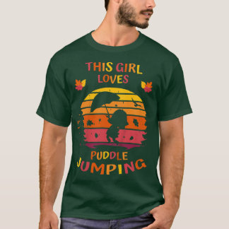 Kinder Herbst diese Lieben Puddle Jumping Fall T-Shirt