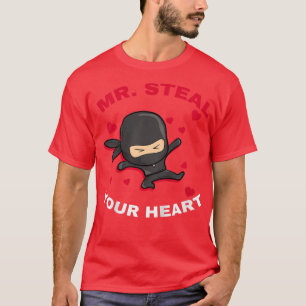 Kinder Herr Steal Your Heart Kleinkind Ninja Valen T-Shirt
