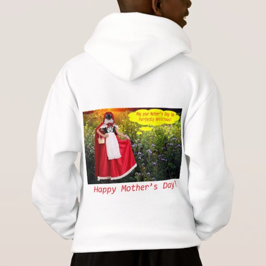 Kinder heulen. Alles Gute zum Muttertag. ragdollca Hoodie (Rückseite)