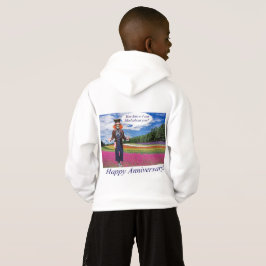 Kinder heulen. Glücklicher Jahrestag. Panda/Madhat Hoodie