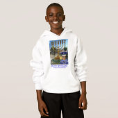 Kinder heulen. Happy Hanukkah! Löwe! Hoodie (Vorne ganz)