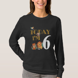 Kinder heute im 6 Children Kindergeburtstag Tierpa T-Shirt