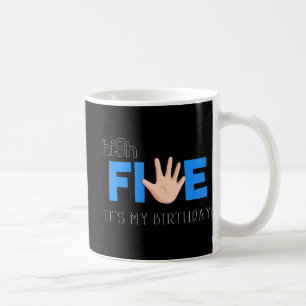 Kinder hoch 5 - Cool 5 Jahre alt Kindergeburtstag  Kaffeetasse