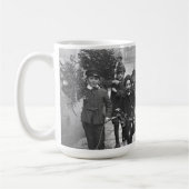 KINDER & HOLLY (1915) Vintag Art Weihnachten Tasse (Links)