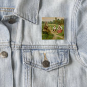 Kinder hören auf einen Schäfer, der eine Flöte Button (Beispiel)