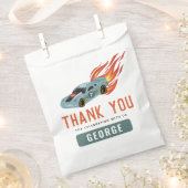 Kinder Hot Blue Racing Car Boys Geburtstag Geschenktütchen (Ausgeschnitten)