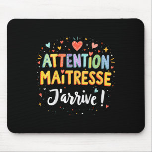 Kinder Humor Kind Zurück zur Schule Aufmerksamkeit Mousepad