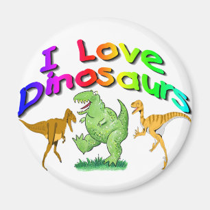 Kinder "I Liebe Dinosaurier" Geschenke Magnet