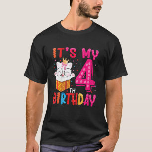 Kinder, ich bin 4. Geburtstag für die 4 Jahre Nied T-Shirt