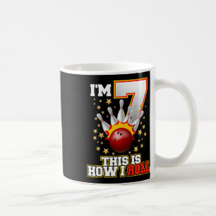 Kinder ich bin 7 So Roll ich 7 Jahre alt Birthda Kaffeetasse
