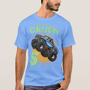 Kinder ich bin bereit 5 Monster Truck 5 Jahre alt T-Shirt