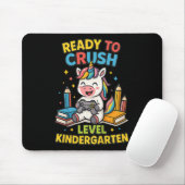 Kinder Ich Bin Bereit Den Kindergarten Einhorn Rüc Mousepad (Mit Mouse)