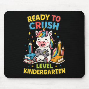 Kinder Ich Bin Bereit Den Kindergarten Einhorn Rüc Mousepad