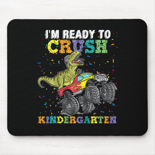 Kinder, ich bin bereit, den Kindergarten-Monstertr Mousepad (Vorne)