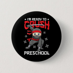Kinder, ich bin bereit, den Kindergarten zu knacke Button