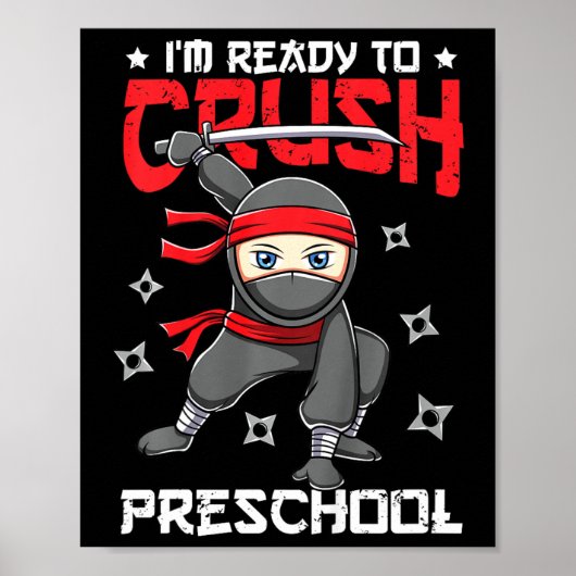Kinder, ich bin bereit, den Kindergarten zu zersch Poster (Vorne)
