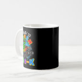 Kinder, ich bin bereit, den Vorkindergarten-Dinosa Kaffeetasse (Vorderseite Links)