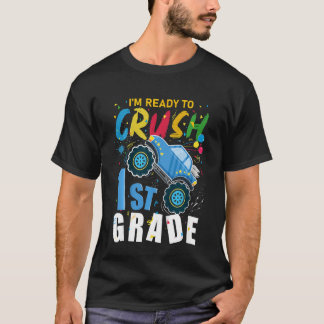 Kinder, ich bin bereit, die 1. Klasse Monstertruck T-Shirt