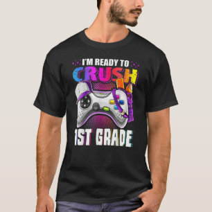 Kinder Ich bin bereit, die 1. Klasse zu knacken Zu T-Shirt