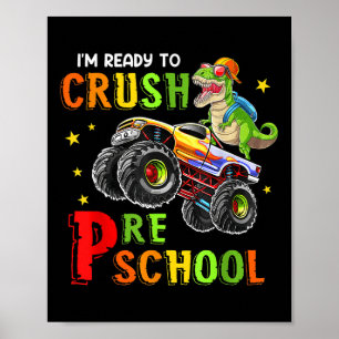 Kinder Ich bin bereit, die Vorschule zu knacken Di Poster