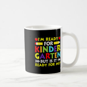 Kinder Ich bin bereit für den Kindergarten Zurück Kaffeetasse