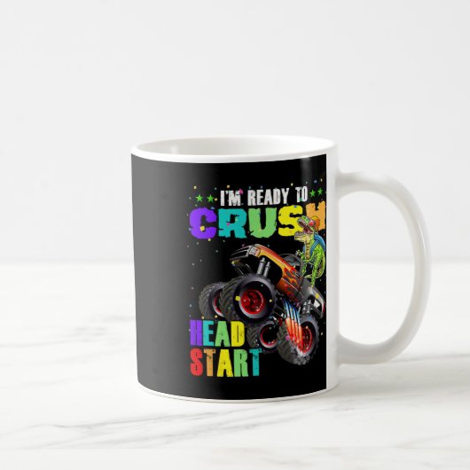 Kinder, ich bin bereit, Head Start Dinosaurier-Mon Kaffeetasse (Rechts)