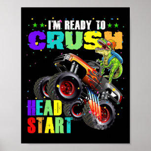 Kinder, ich bin bereit, Head Start Dinosaurier-Mon Poster