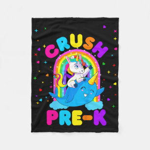 Kinder Ich bin bereit, Vorschule Einhorn zu zermal Fleecedecke