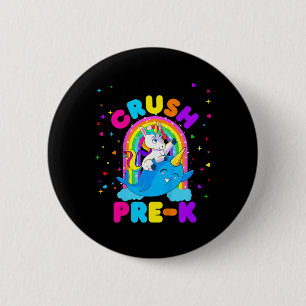 Kinder Ich bin bereit, Vorschule Einhorn zu zersch Button