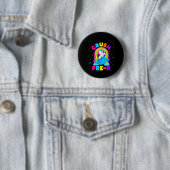 Kinder Ich bin bereit, Vorschule Einhorn zu zersch Button (Beispiel)
