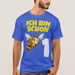 Kinder Ich bin bereits 1 Jahr alt Bienenhonig T-Shirt