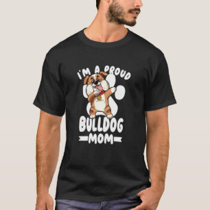 Kinder ich bin eine stolze Bulldogin-Mama Niedlich T-Shirt