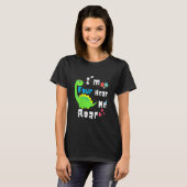 Kinder ich bin Four Hear Me Roar Dinosaurier 4. Ge T-Shirt (Vorne ganz)
