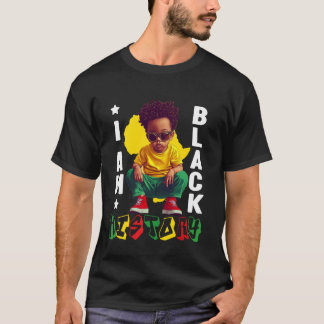 Kinder Ich bin Schwarze Geschichte Junger Schwarze T-Shirt