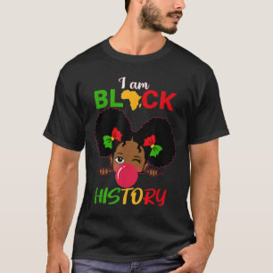 Kinder ich bin schwarze Geschichte Mädchen Little  T-Shirt