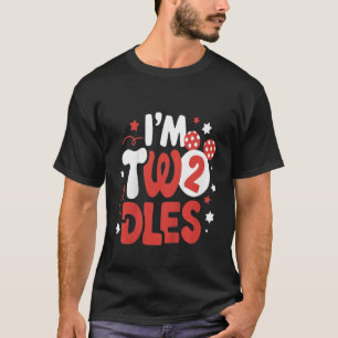 Kinder ich bin Twodys Niedliches 2. Geburtstag Par T-Shirt