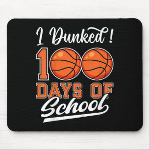 Kinder ich Dunked 100 Tage der Schule Basketball 1 Mousepad
