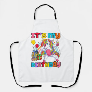 Kinder, ich habe Geburtstag, Dabbing-Einhorn, Rege Schürze