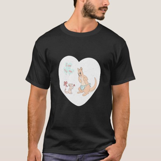 Kinder ich liebe dich Mama T-Shirt (Vorderseite)