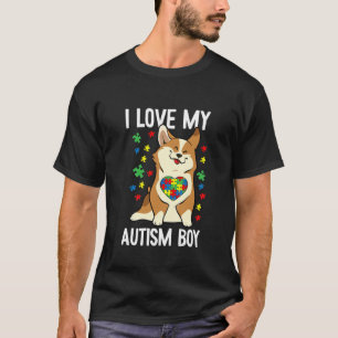 Kinder ich Liebe mein Autismus Junge Bewusstsein N T-Shirt