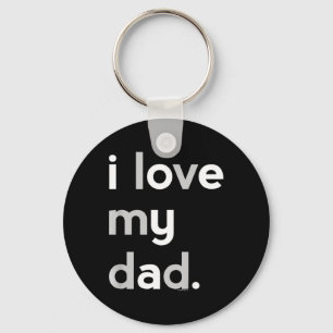Kinder Ich Liebe Mein Papa-Shirt Für Jungen Daddy Schlüsselanhänger