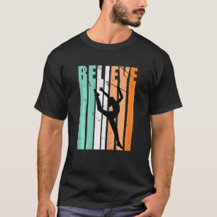Kinder Ich liebe rhythmische Sportgymnastik glaube T-Shirt