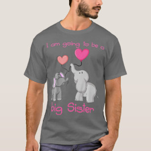 Kinder Ich werde eine große Schwester sein T-Shirt